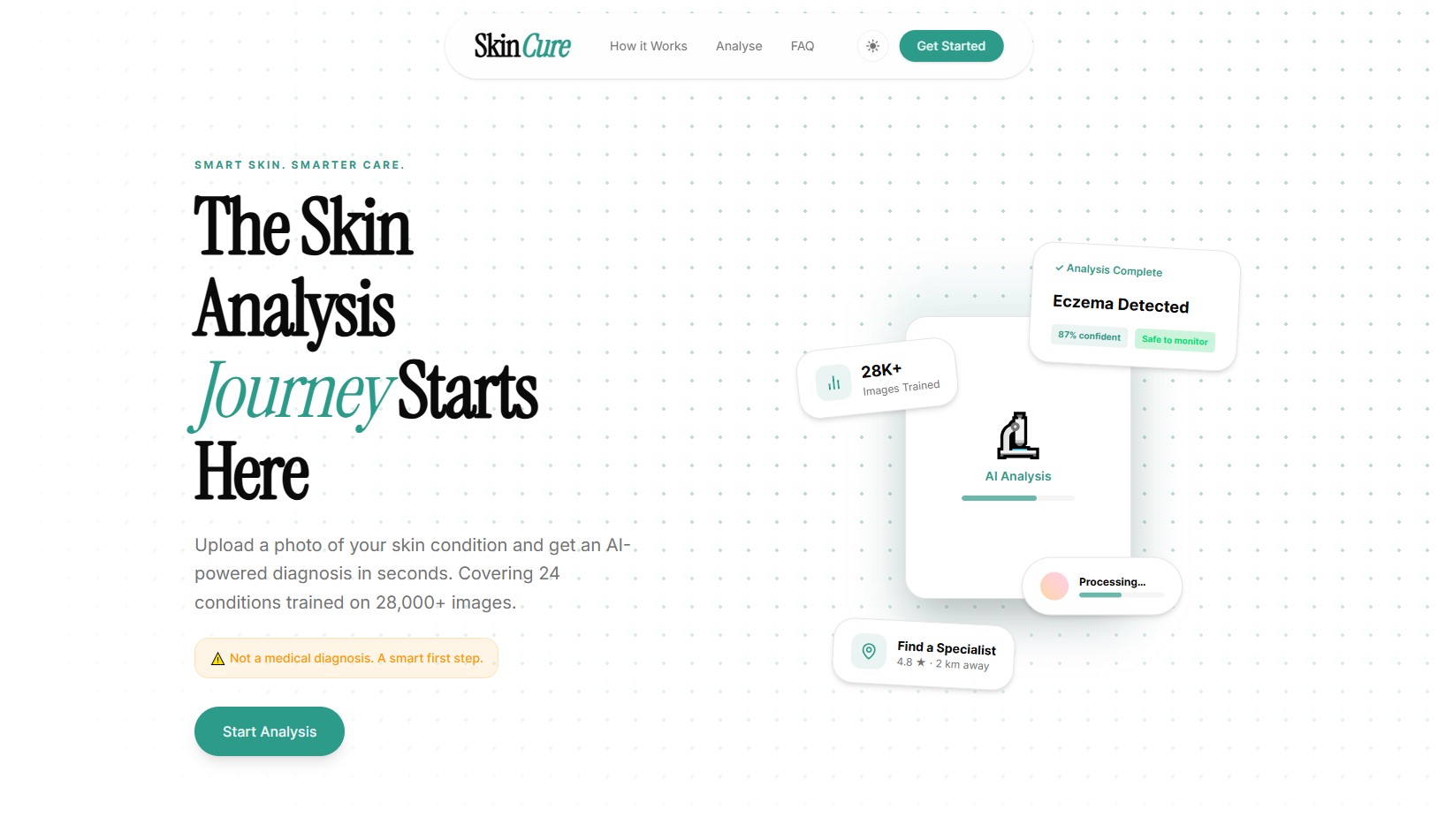 Skin Cure — AI Dermatology Classifier